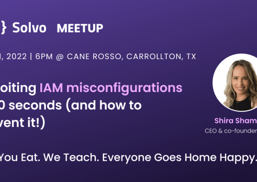 You are invited to Solvo’s in-person Meetup